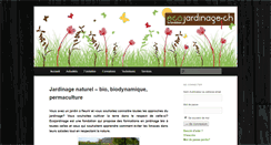 Desktop Screenshot of ecojardinage.ch