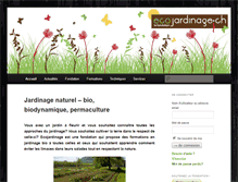 Tablet Screenshot of ecojardinage.ch